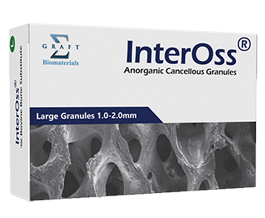 IOLG100 InterOss губчатые гранулы 1-2 mm, 1 g./4сс 